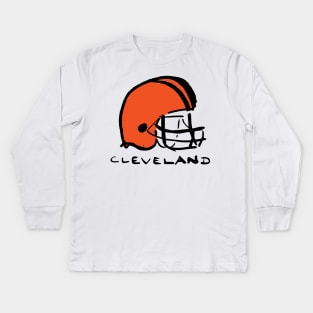 Cleveland Broooowns Kids Long Sleeve T-Shirt